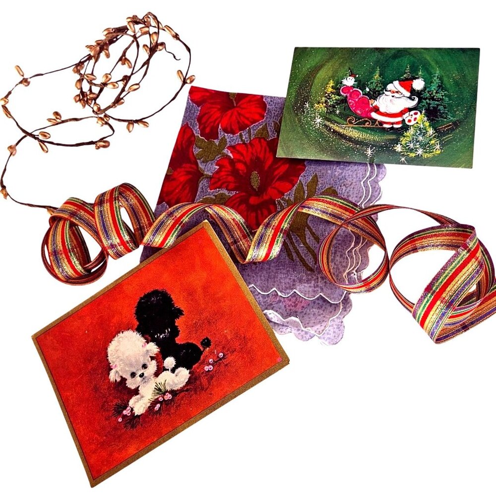 Instant Vintage Christmas Collection Holiday Nostalgia Ephemera Decor Bundle